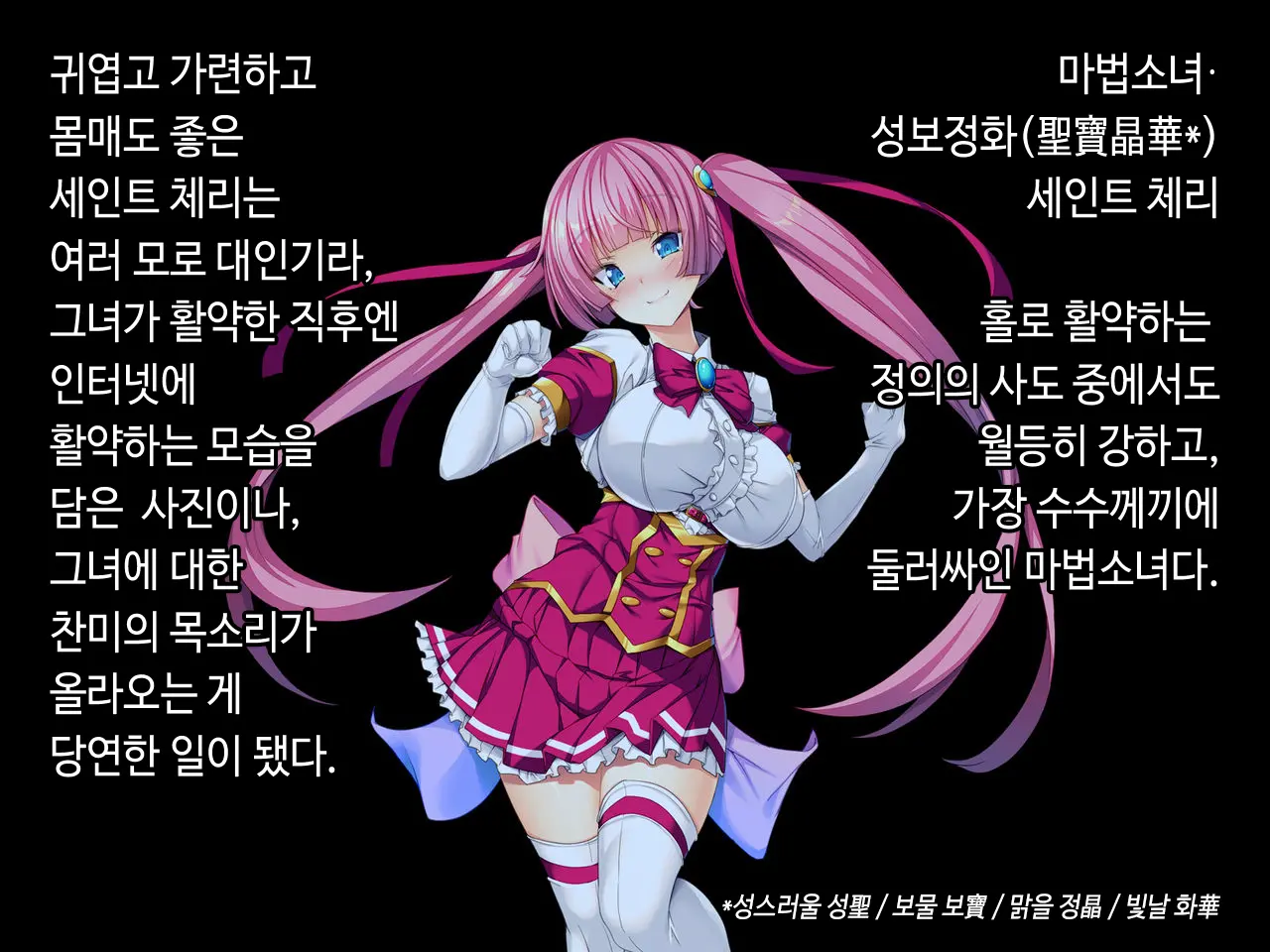 TS Mahou Shoujo Saint Cherry Kuppuku No Akuochi Sennou Choukyou Hen | TS마법소녀 세인트 체리 굴복의 타락세뇌조교편